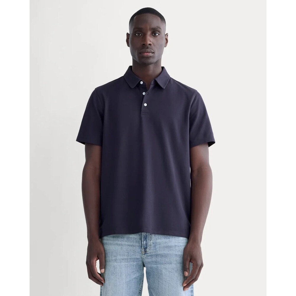 Everlane The Startup Polo Men's Medium Navy NWT Short Sleeve Performance